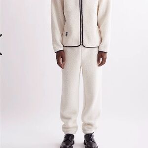 Seria Polar Fleece Pants in Ivory